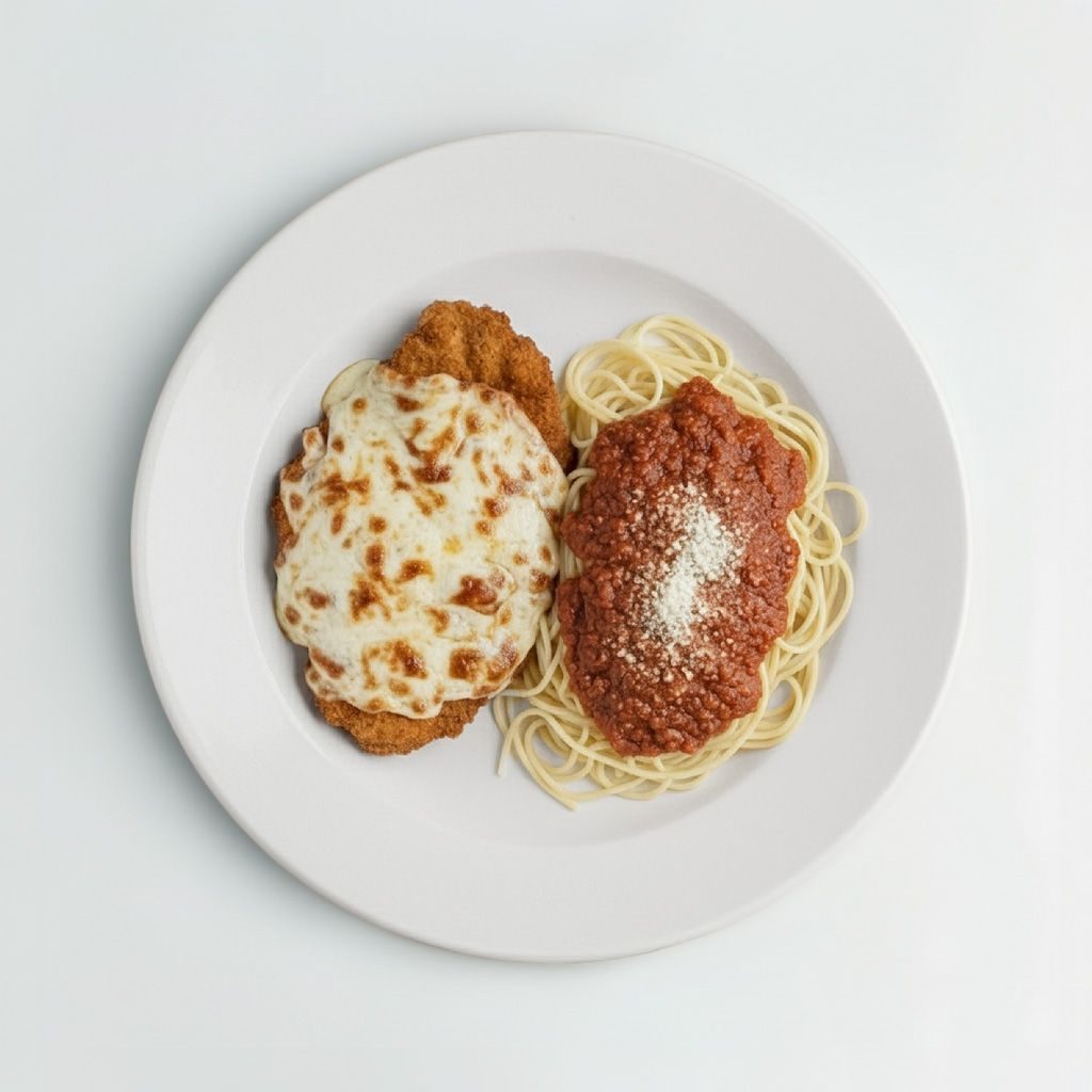 Veal Parmigiana.